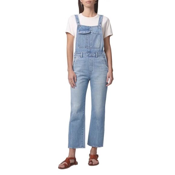 Anthropologie x Citizens of Humanity Jamie Organic Denim Overalls $378 Sz 14 - Picture 4 of 14